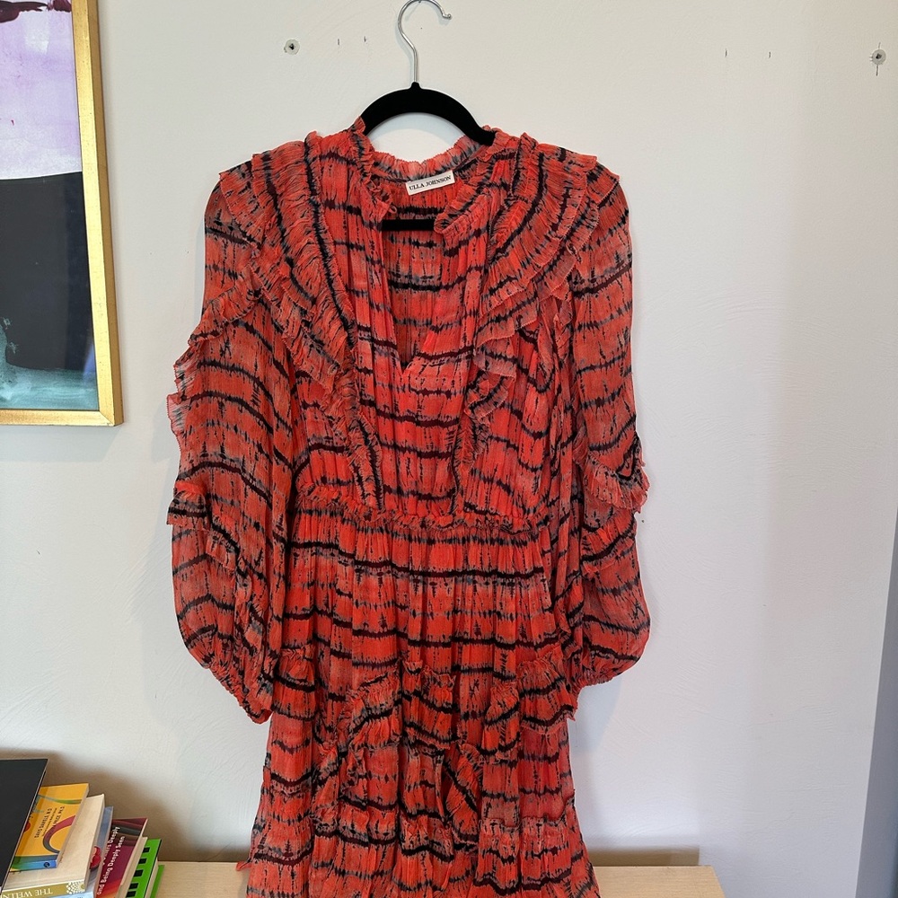 Ulla Johnson Long Sleeve Mini Dress